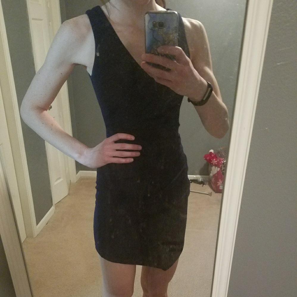 Navy blue dress